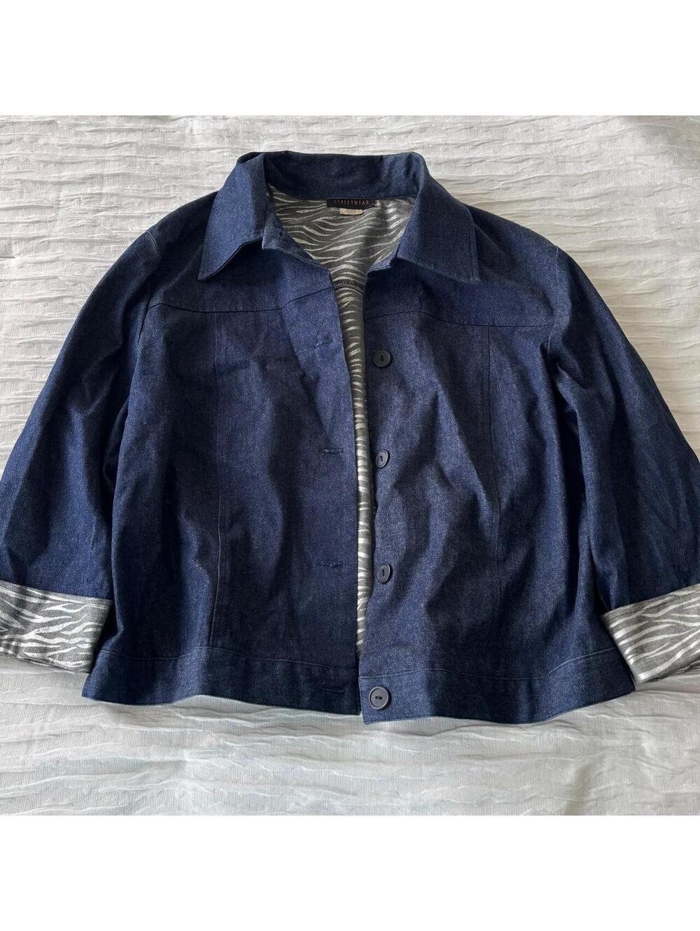 Women's Navy and Blue Jacket
